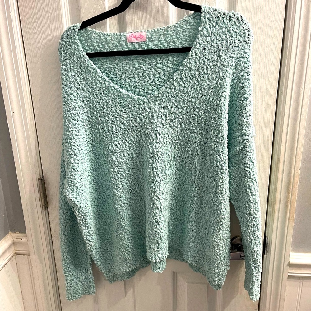 Spring sweater Pink Lily size Medium
